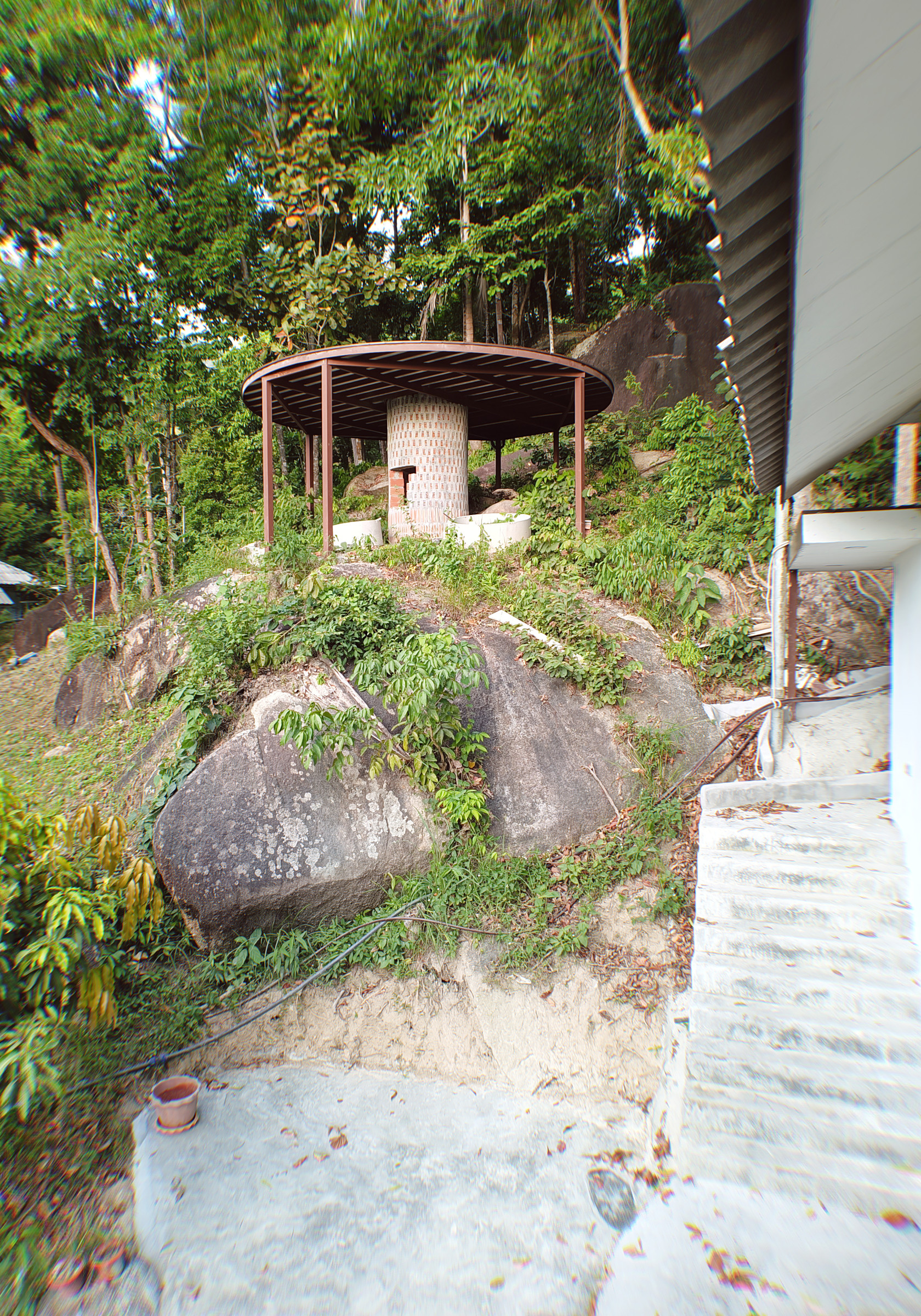 Photo, Sauna and ice bath construction site