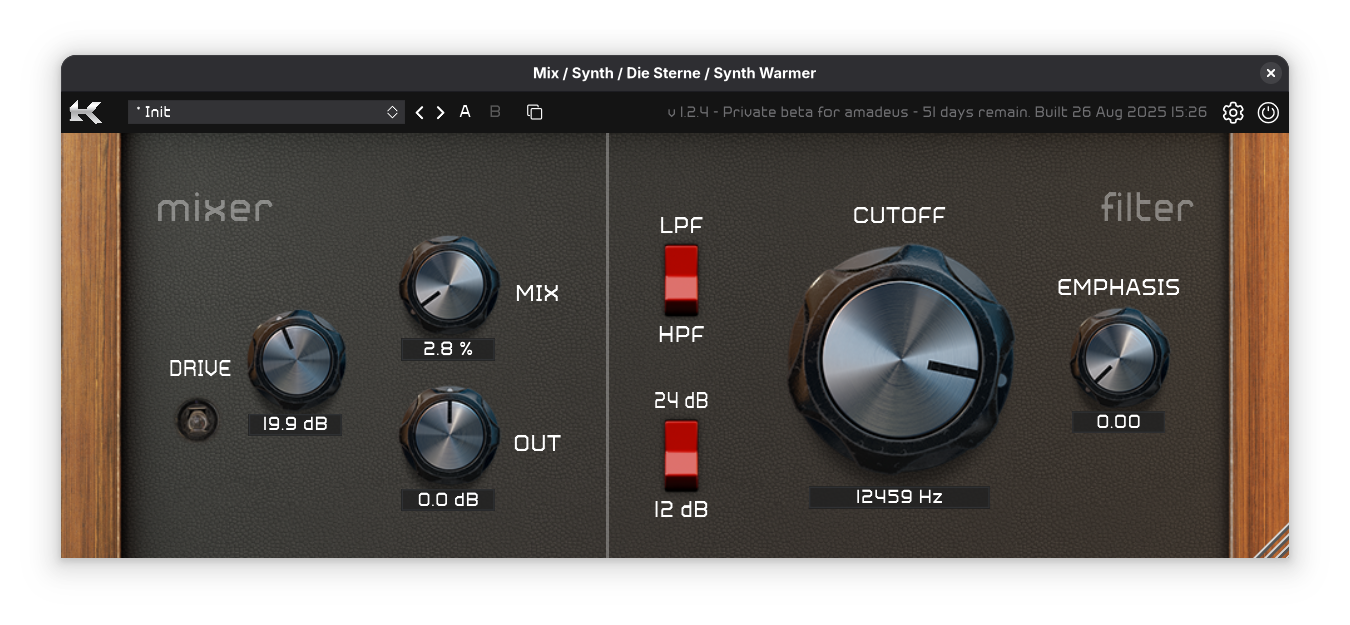 Synth Warmer, Kazrog Synth Warmer