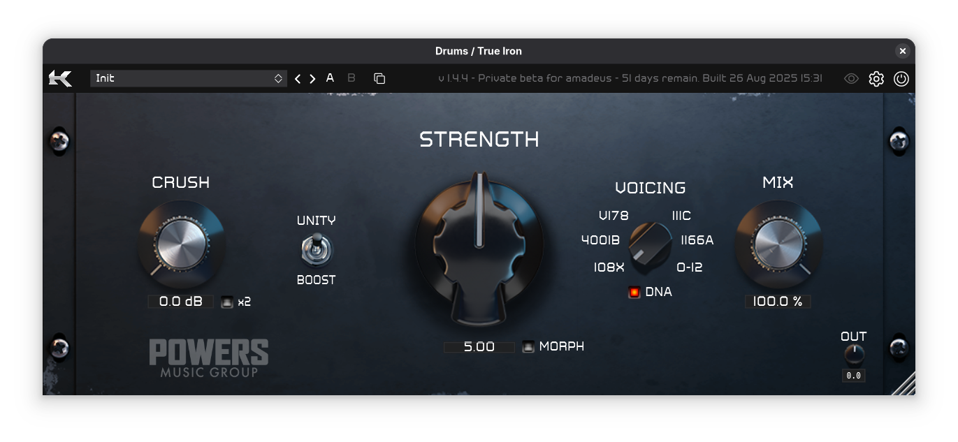 True Iron, Kazrog True Iron