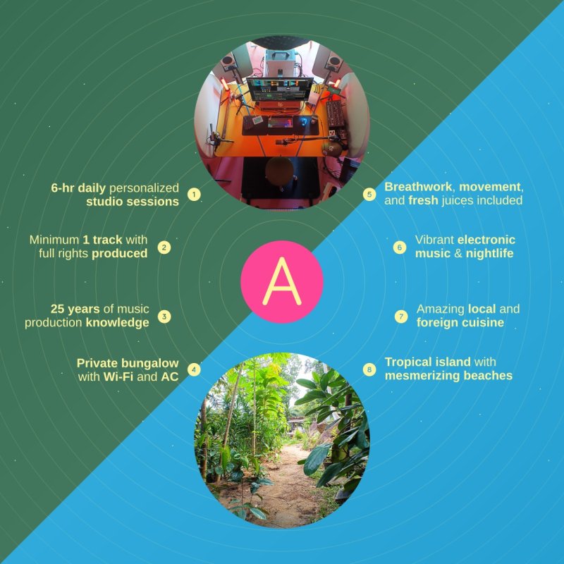 Five-Day 1:1 Bitwig Studio Jungle Retreat with Amadeus