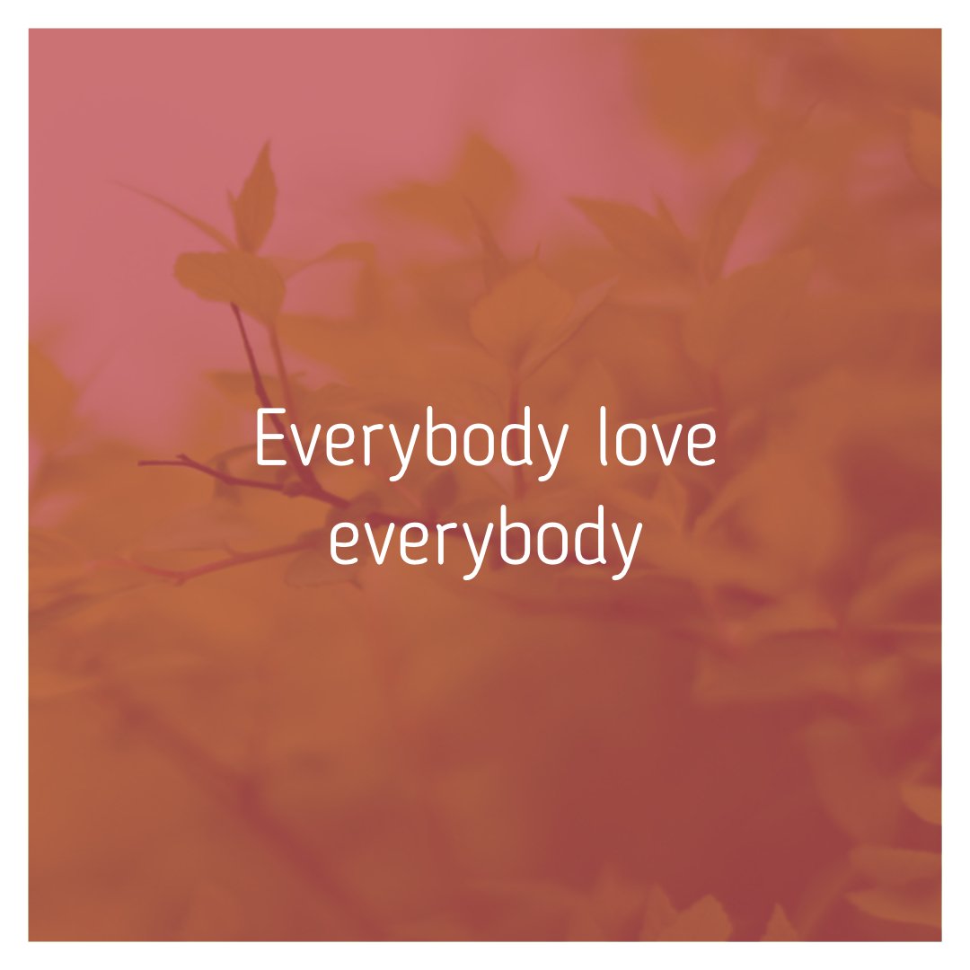 Everybody love everybody