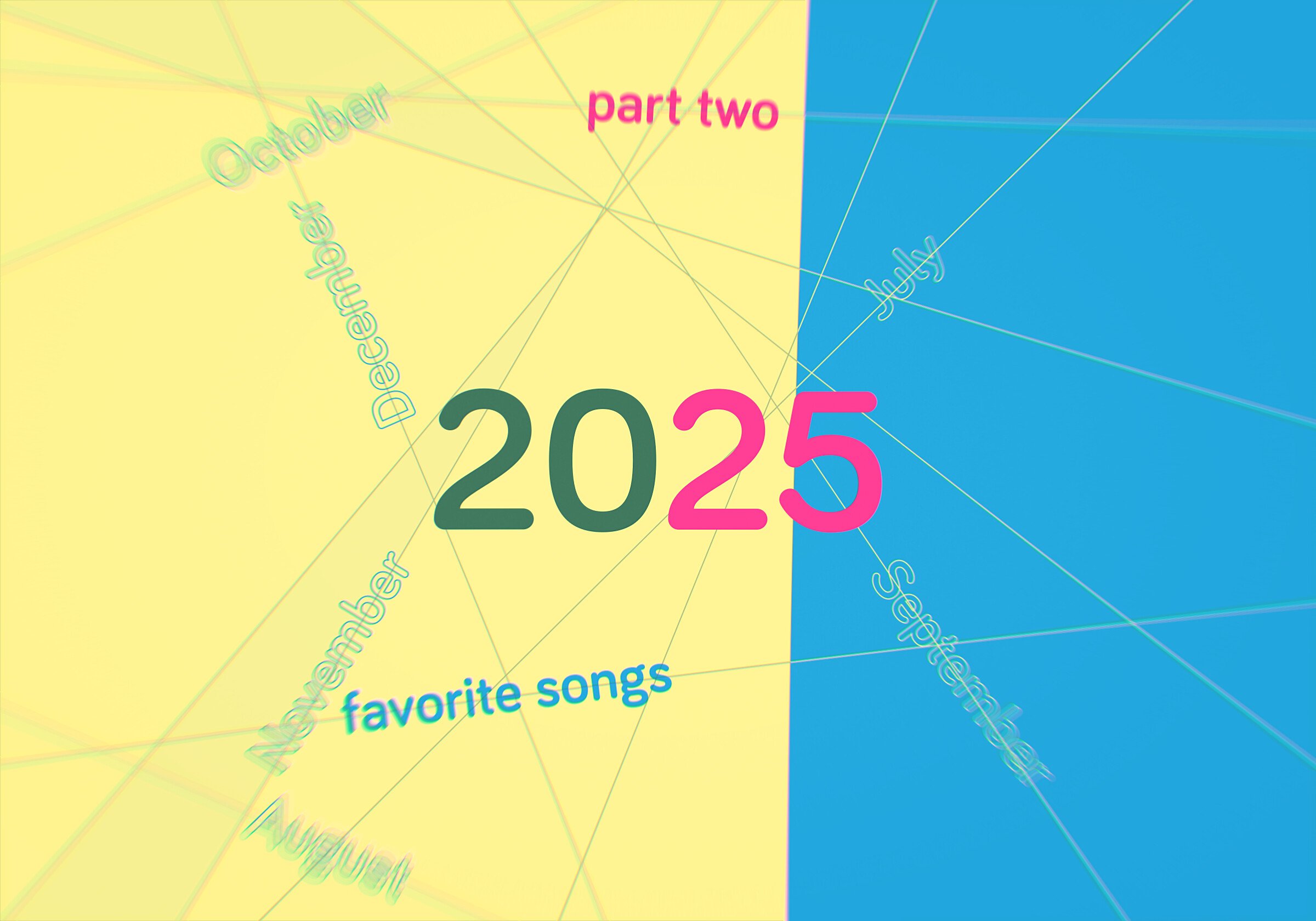 Favorite songs (part two), 2025
